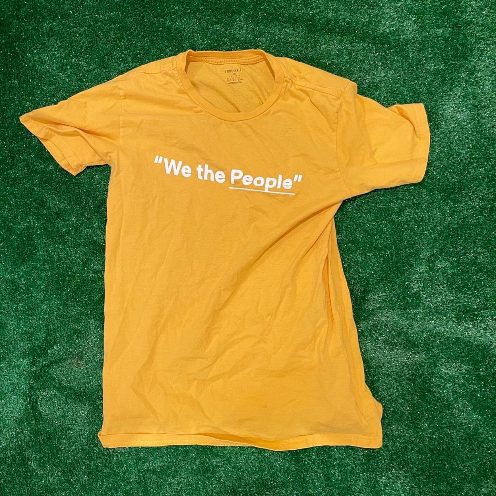 Yellow “We the People” T-Shirt